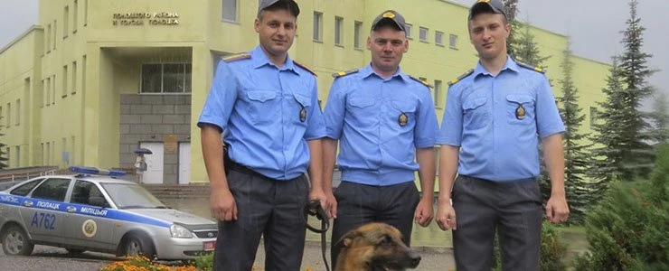 Сотрудники Полоцкого отдела Департамента охраны за считанные минуты задержали преступника