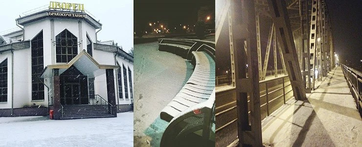 В Полоцке и Новополоцке выпал первый снег. Реакция горожан в Instagram