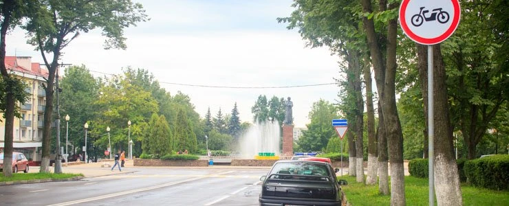 В центре Полоцка запретили движение мототранспорта