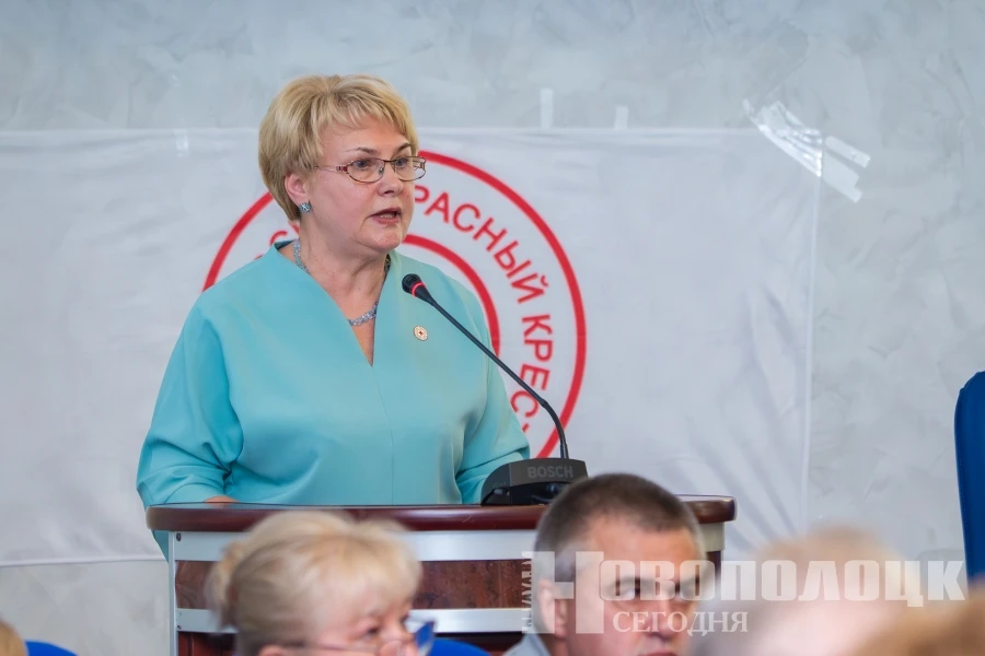 Ольга Роговская переизбрана председателем Новополоцкого Красного Креста