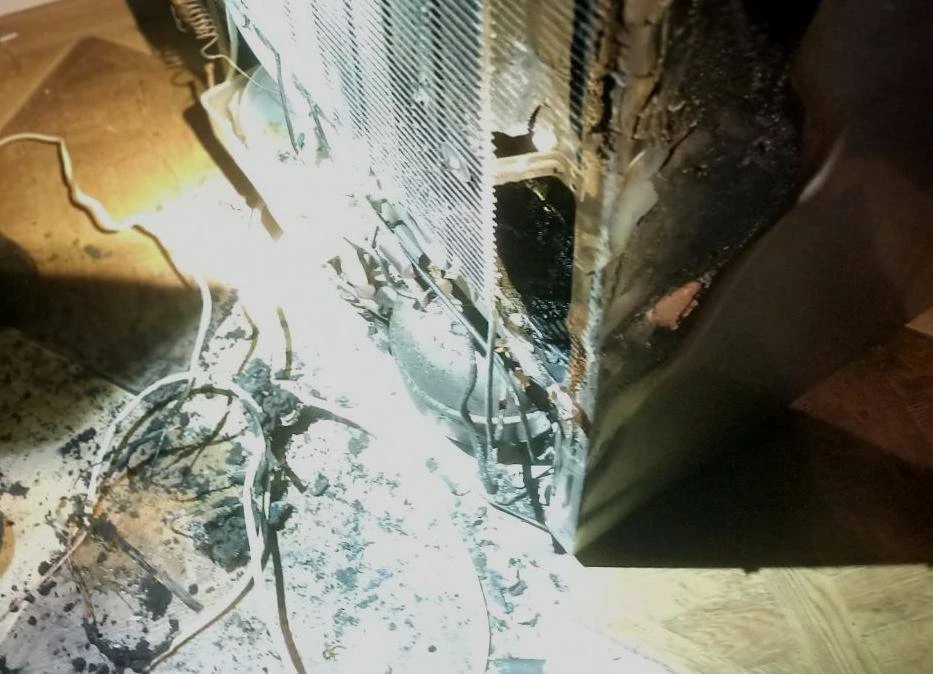 В Полоцке в жилом доме загорелся холодильник: пострадавших нет