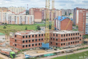В Полоцке строят 7-этажную поликлинику в районе Аэропорт – она обслужит десятки тысяч жителей