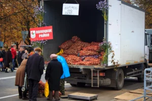 В Полоцке определили места для выездной торговли овощами этой осенью