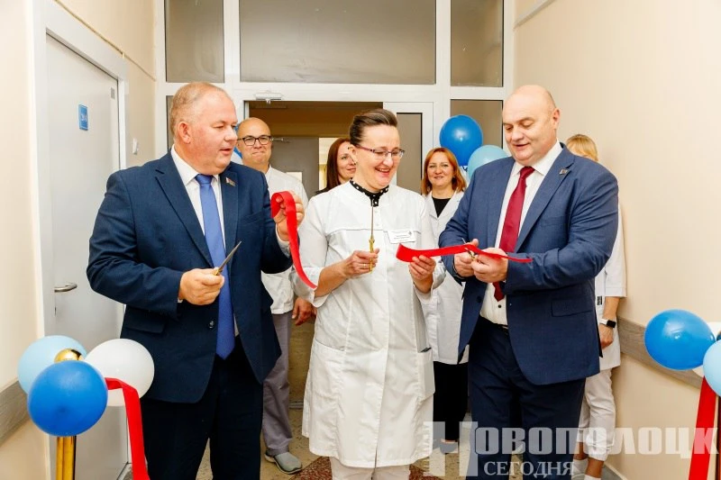 В Новополоцке открыли обновленное хирургическое отделение городской больницы