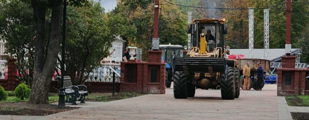В Полоцке обновили аллею на проспекте Франциска Скорины