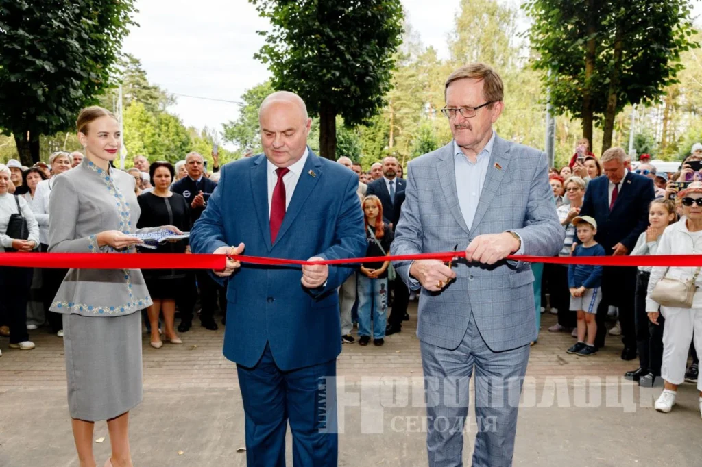 В Новополоцке открылся «Измерительский лес» – новый парк для отдыха горожан