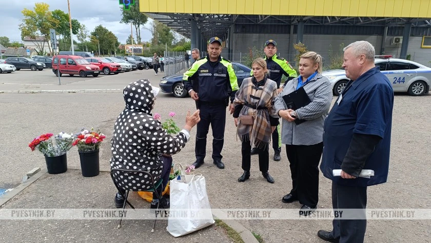 В Полоцке прошёл рейд против стихийной торговли