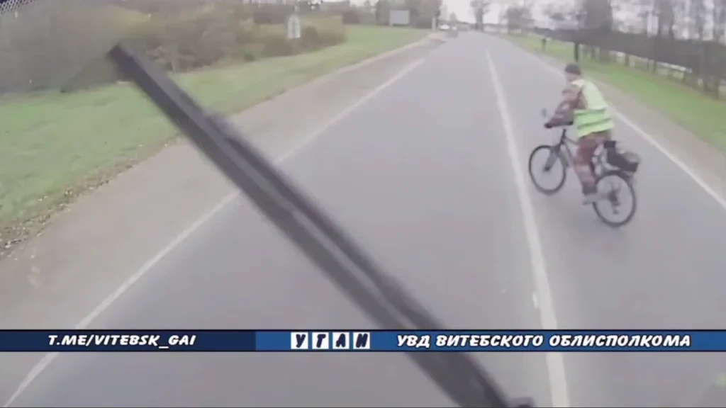 В Полоцком районе велосипедист спровоцировал ДТП