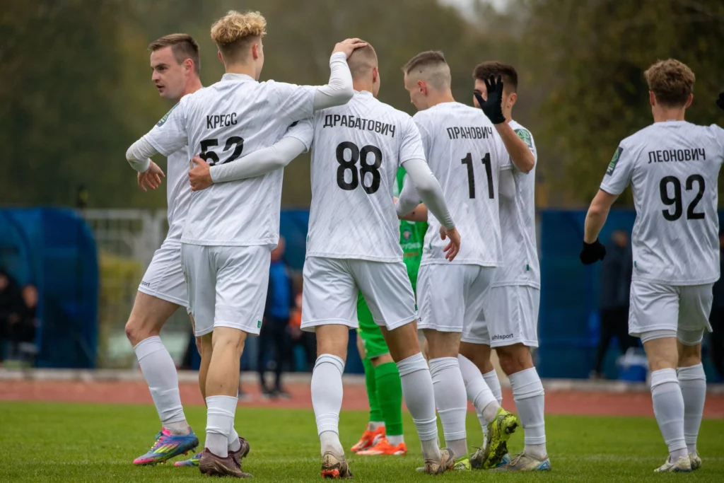 «Нафтан» одержал зрелищную победу над «Гомелем» в матче с восьмью голами