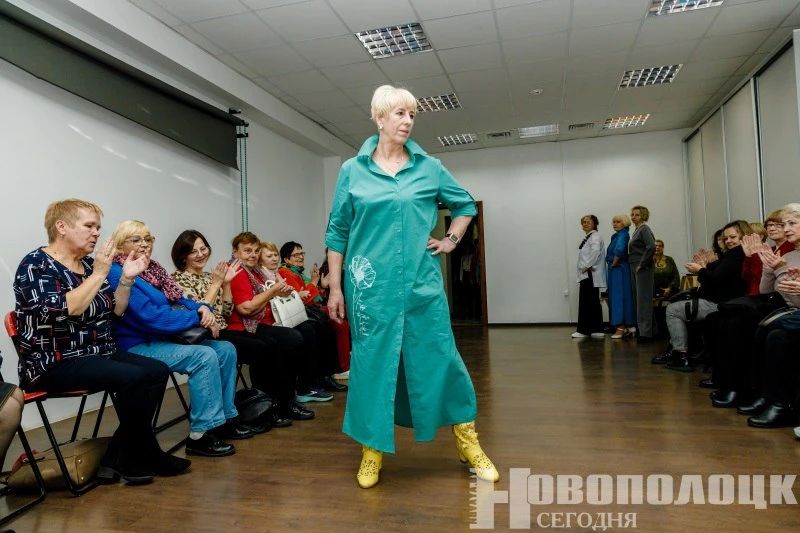 В Новополоцке прошёл модный показ для людей «Золотого возраста»
