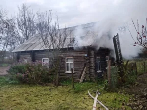 В Полоцком районе произошёл пожар в жилом доме