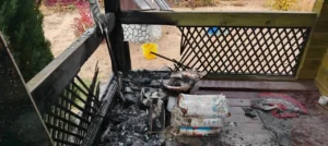 В Полоцком районе жители потушили пожар до приезда МЧС