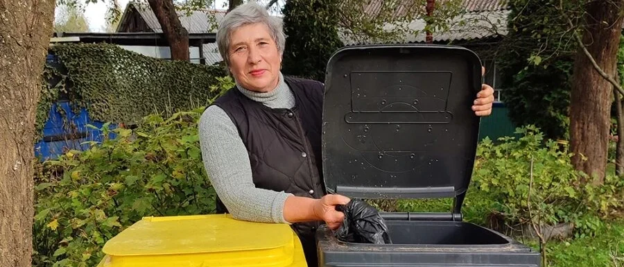 Два контейнера для каждого подворья: как в Новополоцке реализуют новый экологический проект