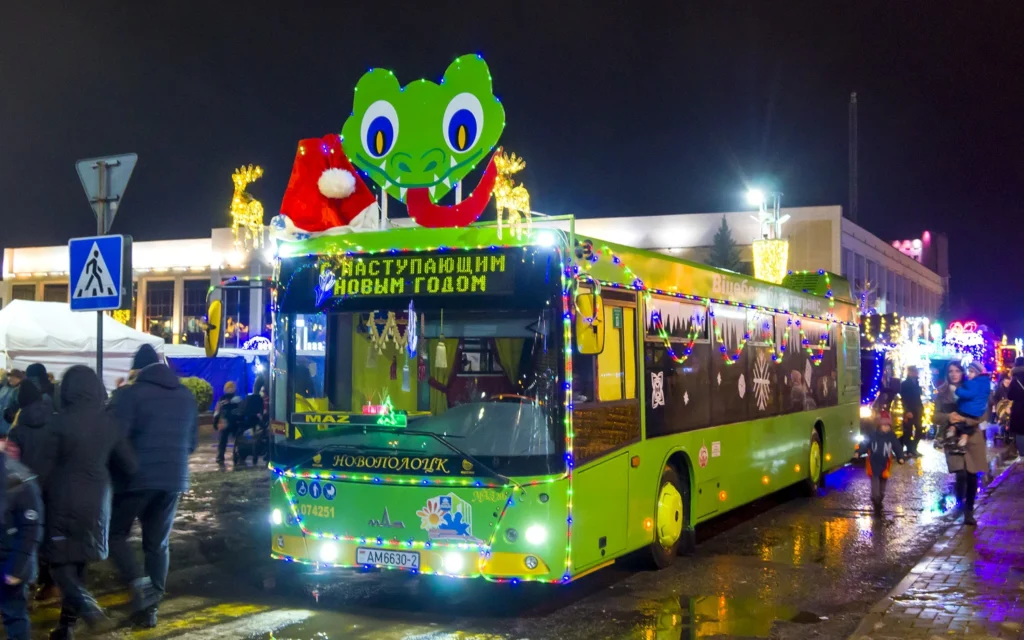 Расписание движения автобусов в праздничные дни в Новополоцке