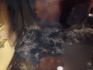 В Полоцком районе в квартире найден обгоревший труп женщины