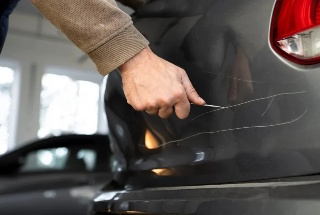 В Новополоцке женщина повредила чужой автомобиль: возбуждено уголовное дело