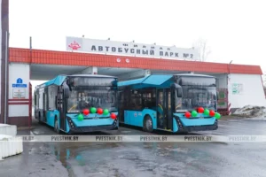Полоцкий автопарк пополнился двумя новыми автобусами МАЗ