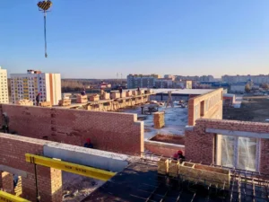 В Полоцке продолжается строительство новой поликлиники в микрорайоне Аэропорт