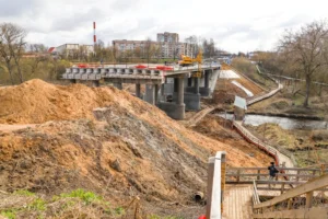 Реконструкция моста через Полоту в Полоцке выходит на финальный этап