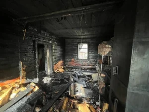 В Полоцке при пожаре в доме погибла женщина