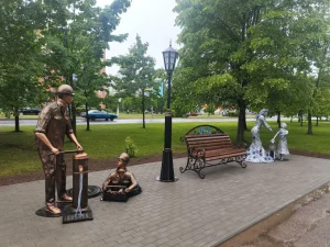 В Полоцке на улице Богдановича появилась новая арт-зона