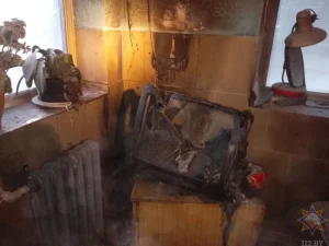 В Полоцке спасатели ликвидировали возгорание на проходной комбината хлебопродуктов