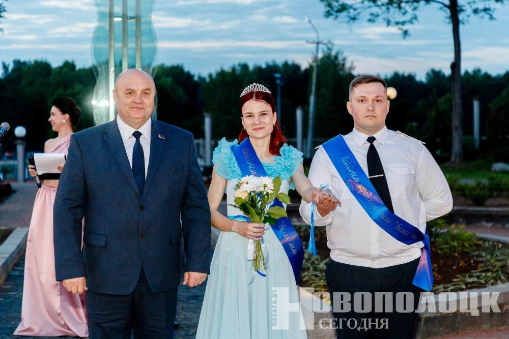 В Новополоцке впервые выбрали короля и королеву городского бала