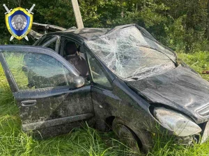 В Полоцком районе 16-летний подросток без прав устроил ДТП с пострадавшими